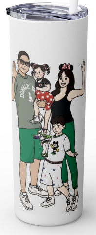 Personalized Portrait Tumbler