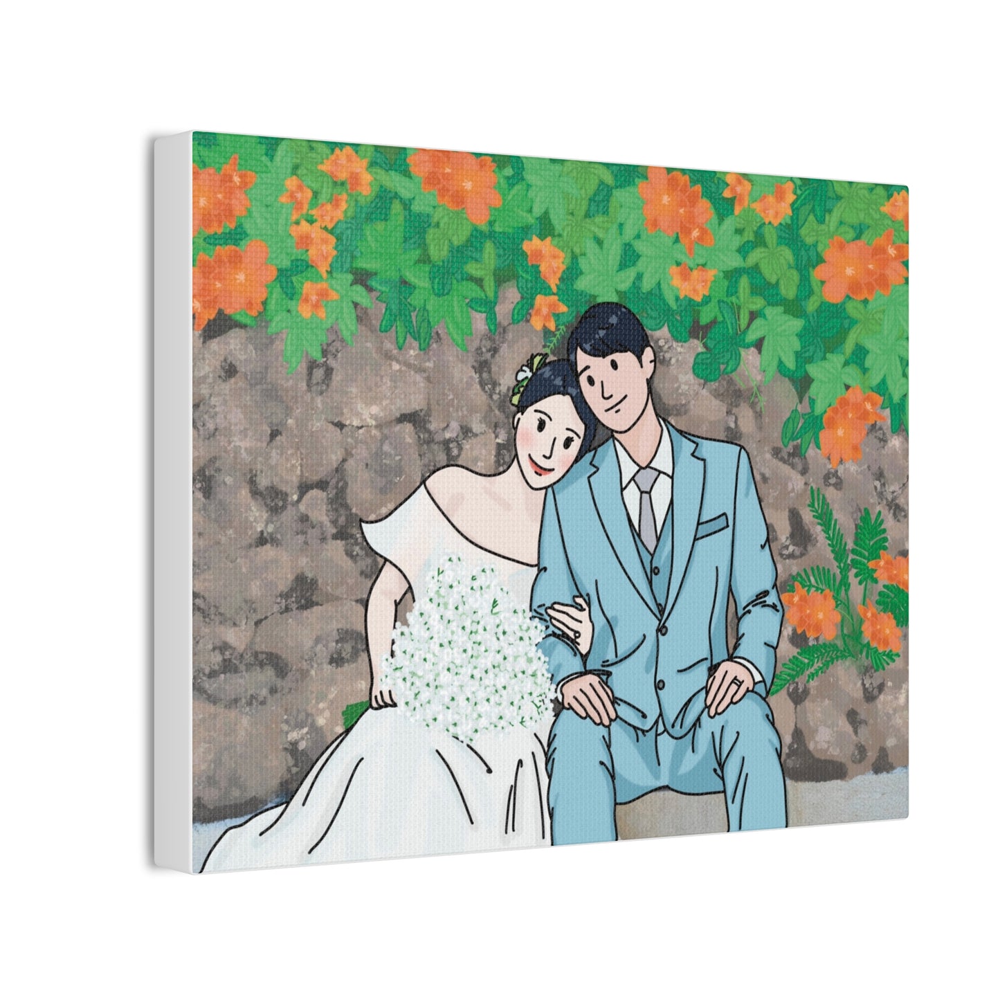 Personalized Portrait Drawing Canvas