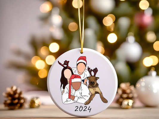 Custom Portrait Ornament from Photograph