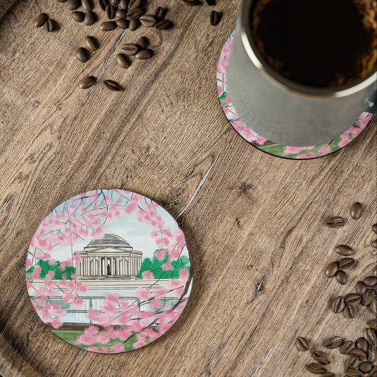Washington D.C. Watercolor Souvenir Ceramic Coasters