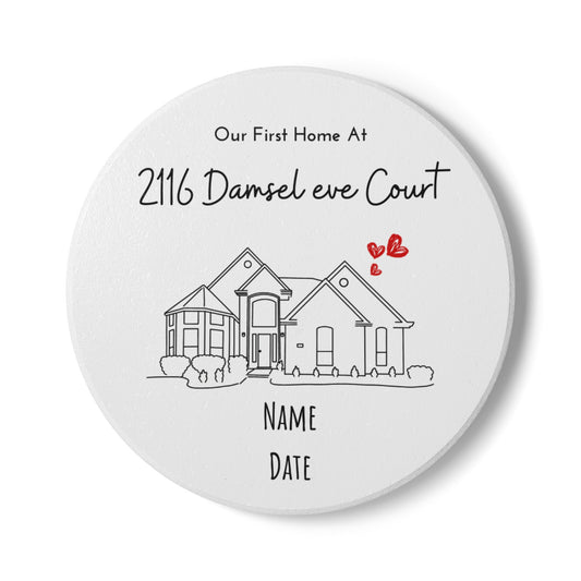 Custom Home Portrait Magnet / Realtor Closing Gift
